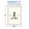 Avery Matte Ivory Invitation Cards, 5" x 7" Rectangle Rounded Corners
